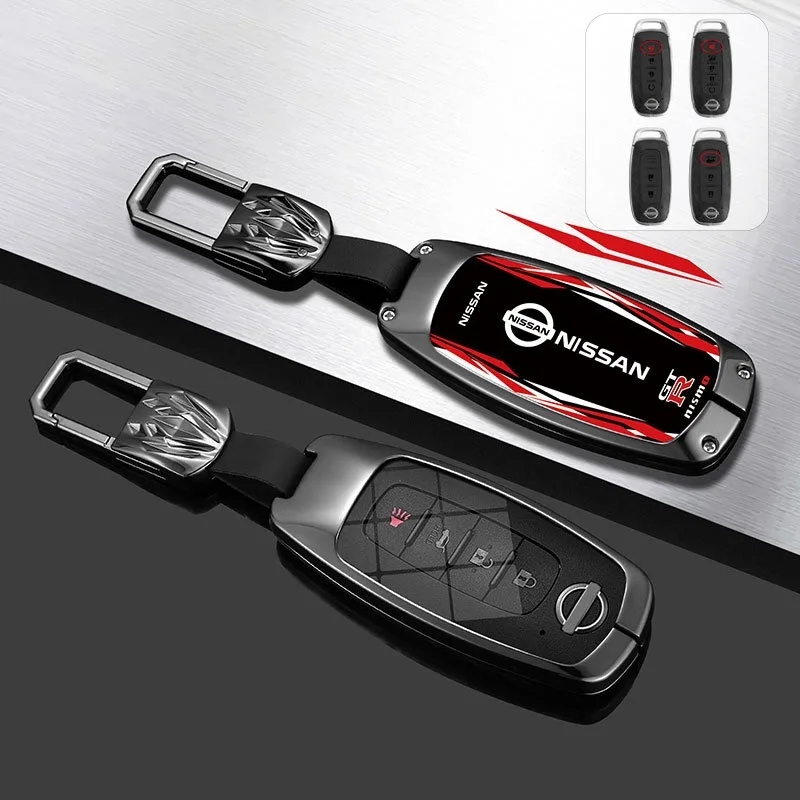 New Zinc Alloy Car Key Case Cover Shell Fob For Nissan Versa Maxima Rogue Armada Sentra Qashqai X-Trail 2/3/4/5Buttons 2022 2023
New Zinc Alloy Car Key Case Cover Shell Fob For Nissan Versa Maxima Rogue Armada Sentra Qashqai X-Trail 2/3/4/5Buttons 2022 2023
