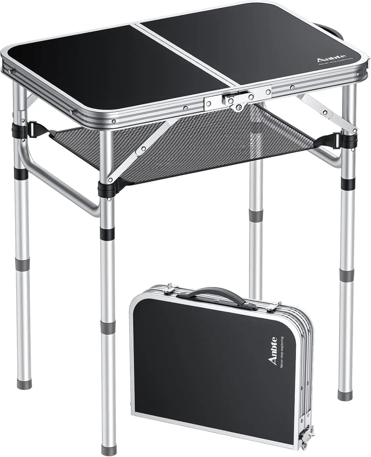 Folding Camping Table, 24"x16", Adjustable Height, Lightweight, Portable, Waterproof, Black (128 chars)
Folding Camping Table, 24"x16", Adjustable Height, Lightweight, Portable, Waterproof, Black (128 chars)