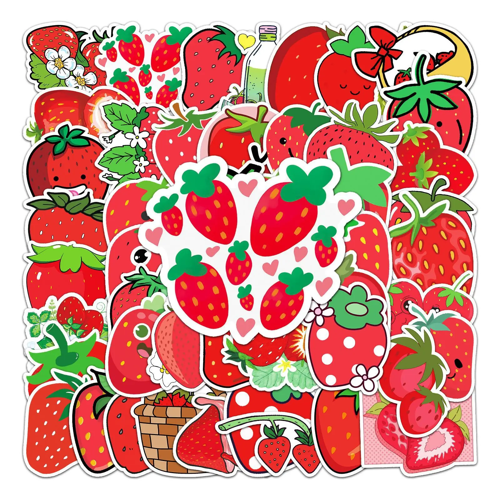 50Pcs strawberry cartoon graffiti Sticker DIY Decoratio phone Luggage Laptop Guitar Bike Skateboard fridge Toy waterpro sticker
50Pcs strawberry cartoon graffiti Sticker DIY Decoratio phone Luggage Laptop Guitar Bike Skateboard fridge Toy waterpro sticker