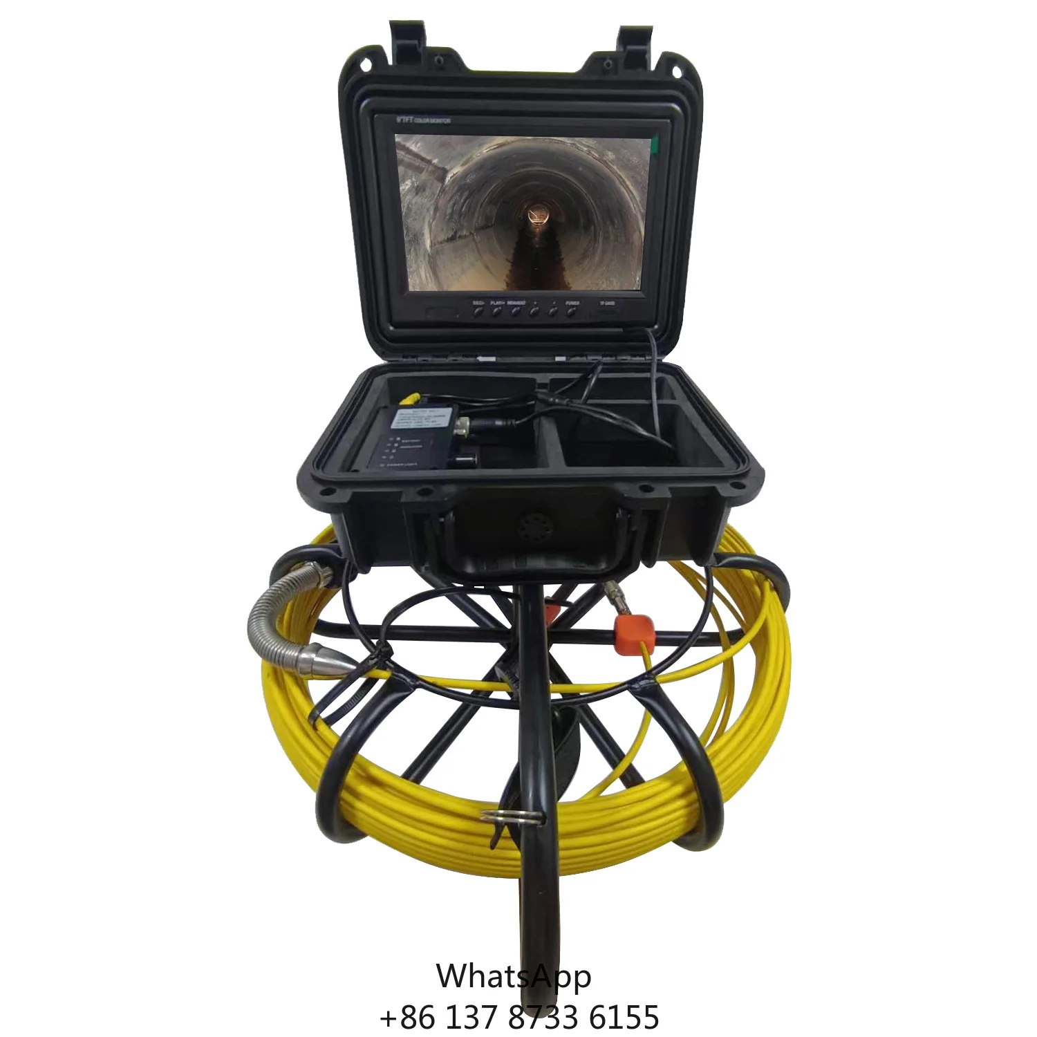 20M 5MM Cable Sewer Inspection Camera, 9" Pipeline Camera W DVR, 23MM Lens, 1000TVL For Sewer, Drain & Duct Pipe Plumbing
20M 5MM Cable Sewer Inspection Camera, 9" Pipeline Camera W DVR, 23MM Lens, 1000TVL For Sewer, Drain & Duct Pipe Plumbing