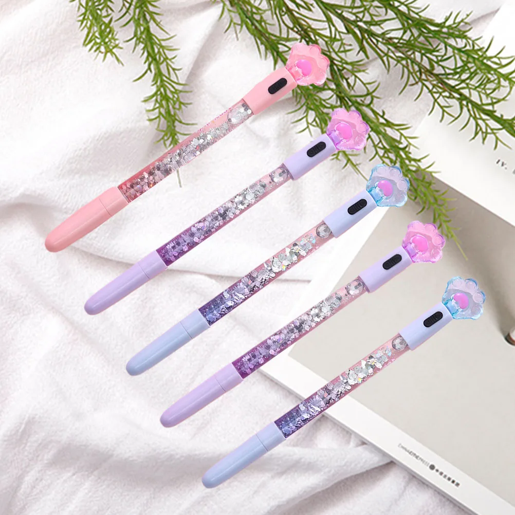 5 Pcs Luminous Gel Pen Kids Stationery Supplies Party Signing Pens Glowing Cat Paw
5 Pcs Luminous Gel Pen Kids Stationery Supplies Party Signing Pens Glowing Cat Paw