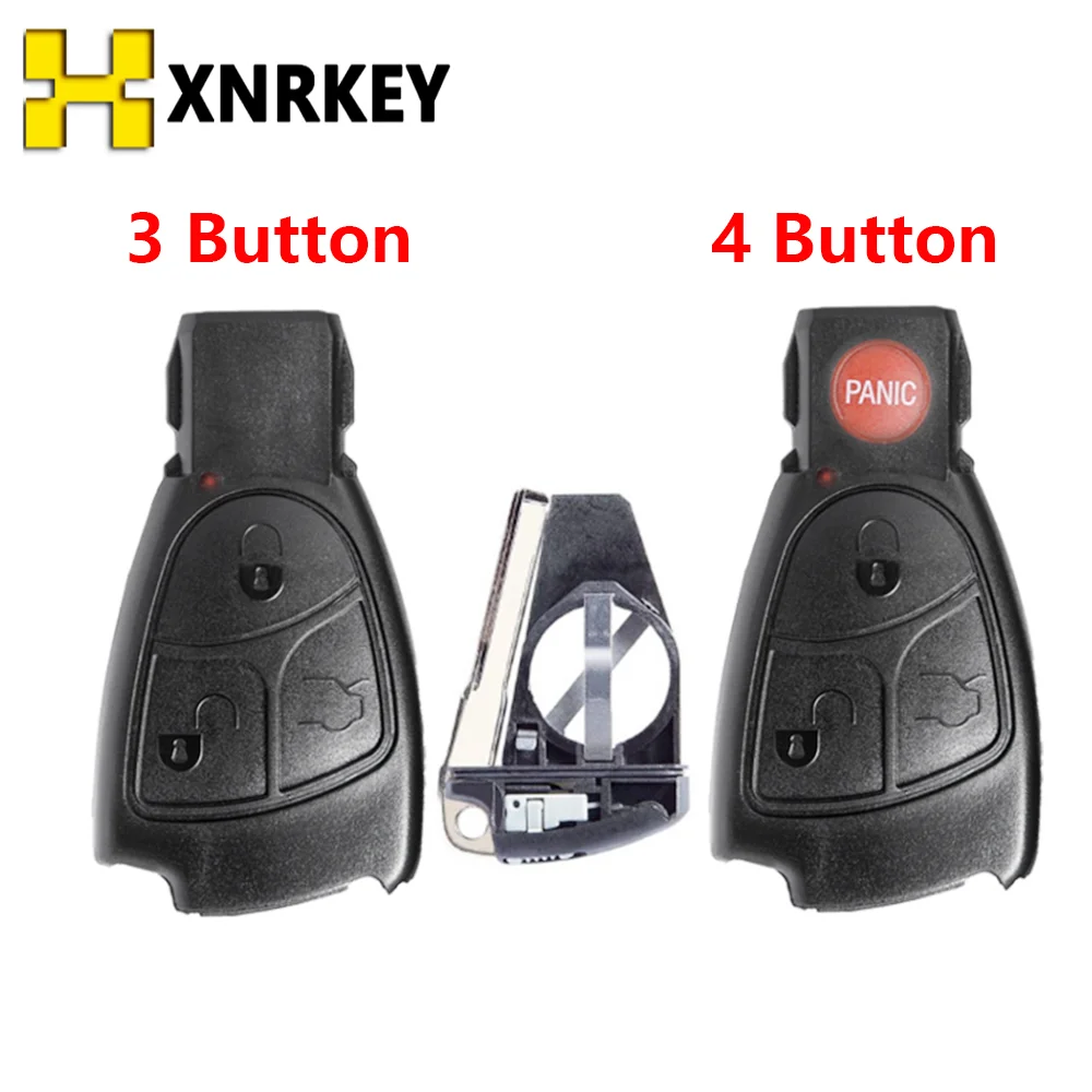 XNRKEY 3/4 Button Remote Car Key Fob Case Cover for Mercedes Benz B C E ML S CLK CL Replacement Key Shell
XNRKEY 3/4 Button Remote Car Key Fob Case Cover for Mercedes Benz B C E ML S CLK CL Replacement Key Shell