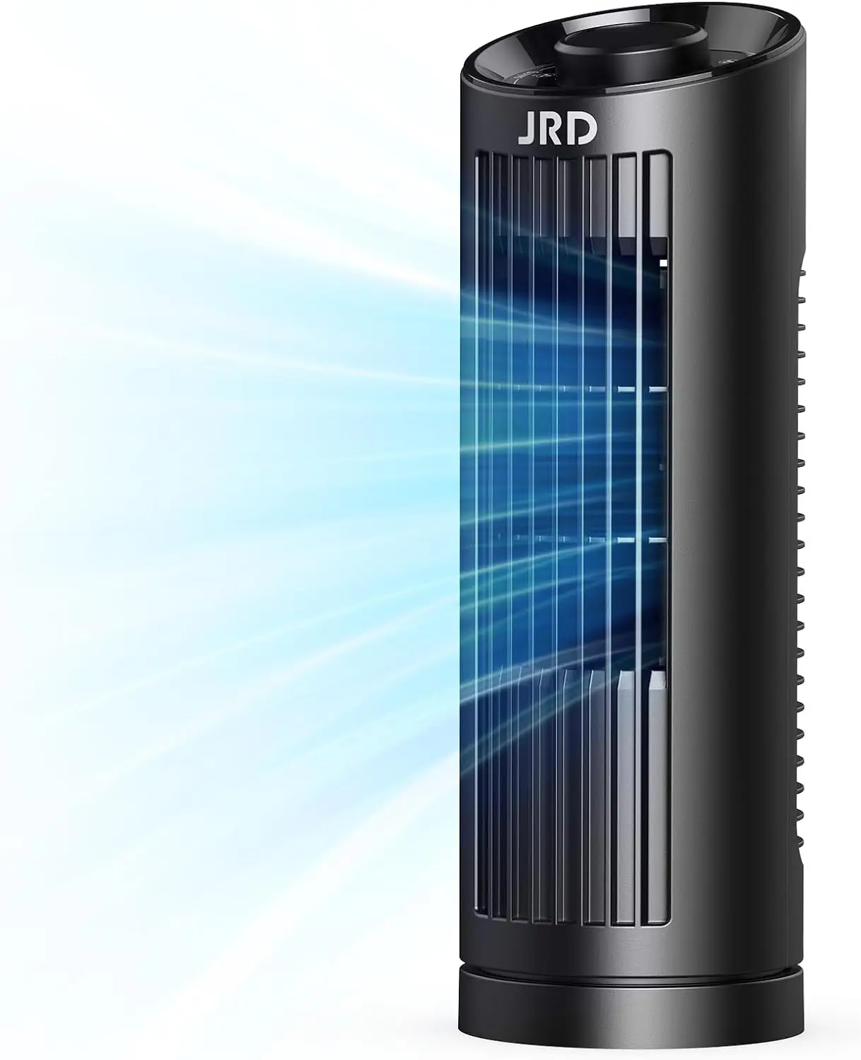 13'' Tower Fan with 3 Speeds, 80° Oscillating, 23ft/s Bladeless Desk Fan, Quiet Operation for Bedroom Office
13'' Tower Fan with 3 Speeds, 80° Oscillating, 23ft/s Bladeless Desk Fan, Quiet Operation for Bedroom Office