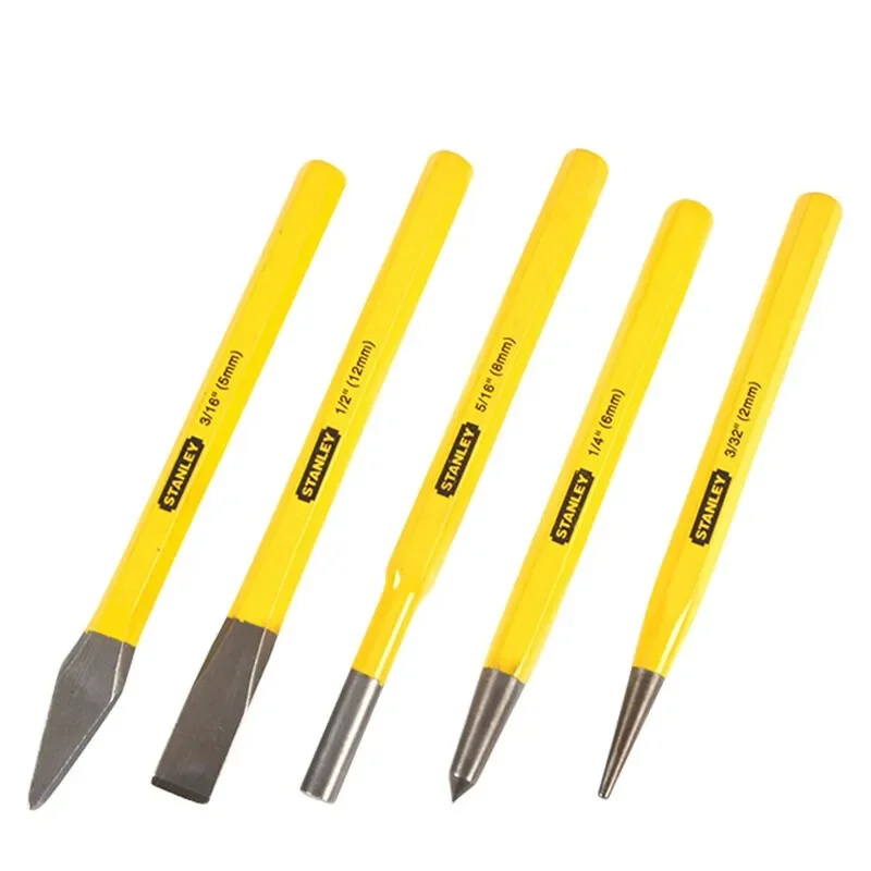 Stanley 95-248-23 Cylindrical Punch Conical Punch Pointed Chisel Center Punch Marking Tool Punching Fitter Drilling 5pcs
Stanley 95-248-23 Cylindrical Punch Conical Punch Pointed Chisel Center Punch Marking Tool Punching Fitter Drilling 5pcs