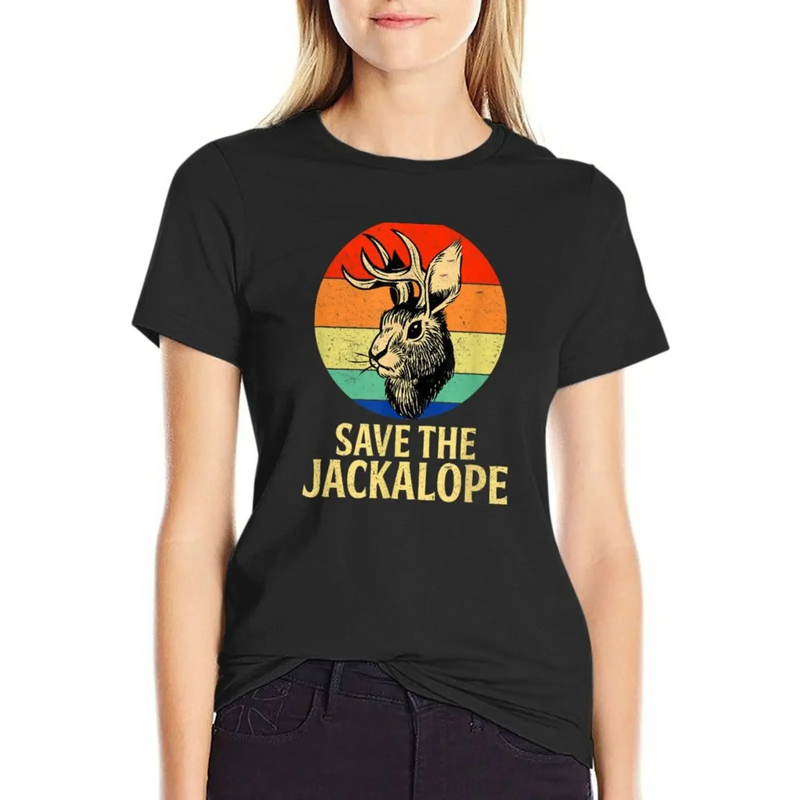 Save The Jackalope Vintage Retro Camping Lover Jackalope T-Shirt animal prinfor summer top new edition tshirts woman
Save The Jackalope Vintage Retro Camping Lover Jackalope T-Shirt animal prinfor summer top new edition tshirts woman