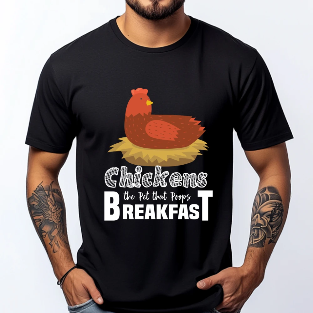 Chickens Pet Poop Breakfast Backyard Farmer Grahpic Tee Shirt Woman Funny Gifts Mother's Day Camiseta
Chickens Pet Poop Breakfast Backyard Farmer Grahpic Tee Shirt Woman Funny Gifts Mother's Day Camiseta
