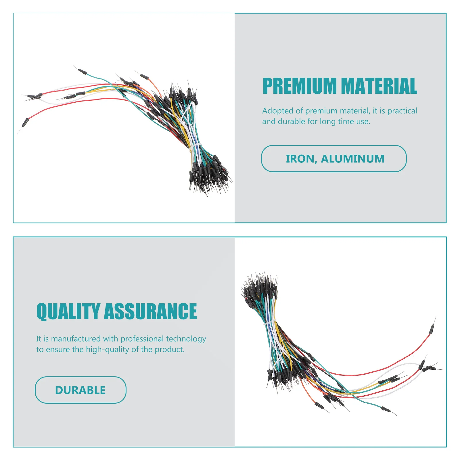 130pcs 2 Bundles Breadboard Jumper Wire Solderless Prototyping Circuit Cable Wire Set For Diy Electronics Assorted Jumper Wires
130pcs 2 Bundles Breadboard Jumper Wire Solderless Prototyping Circuit Cable Wire Set For Diy Electronics Assorted Jumper Wires