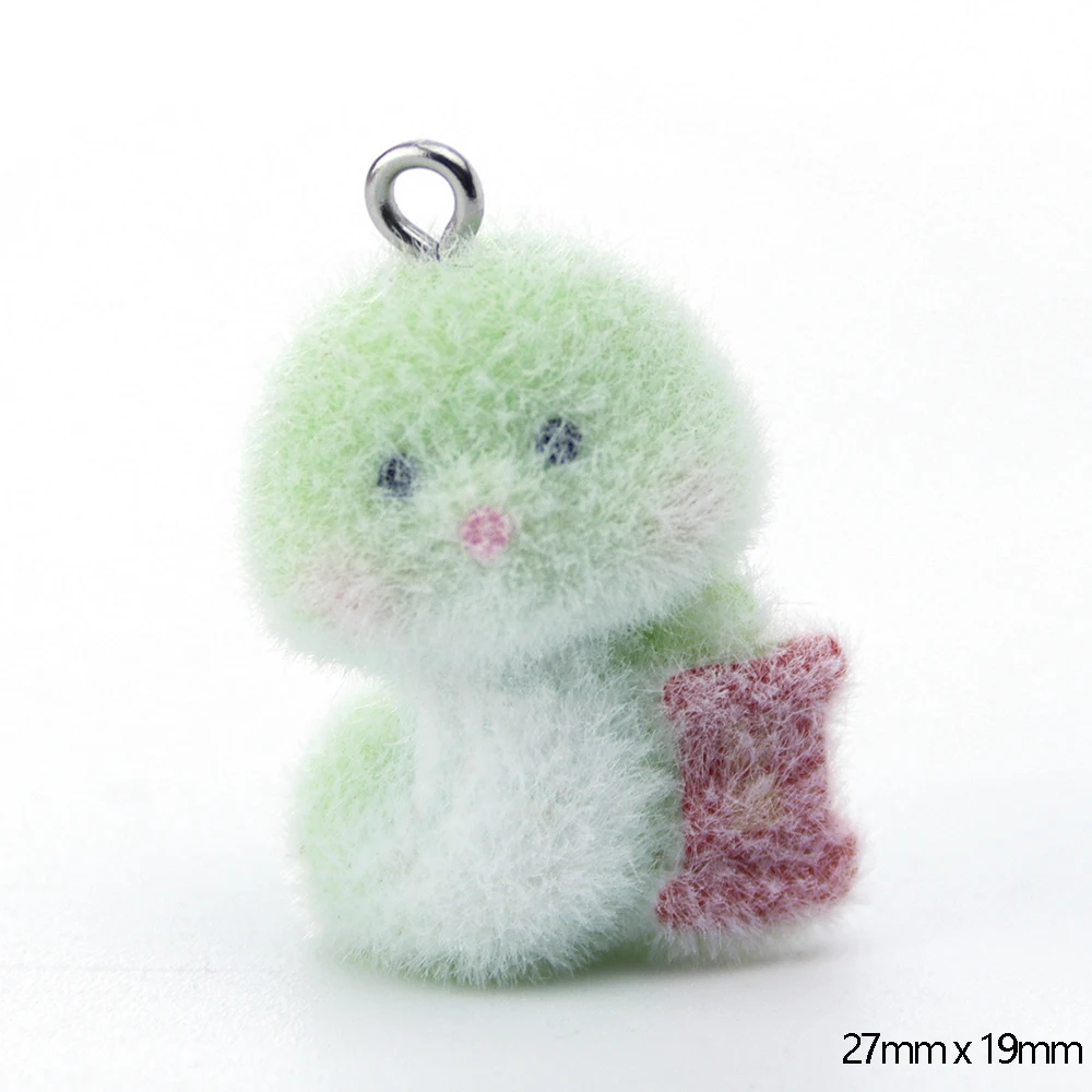 20PCS 3D Flocking Cute Snake Charms Plush Dolls Pendants for Necklace Keychain Jewelry Making DIY Handmade Accessories Wholesale
20PCS 3D Flocking Cute Snake Charms Plush Dolls Pendants for Necklace Keychain Jewelry Making DIY Handmade Accessories Wholesale