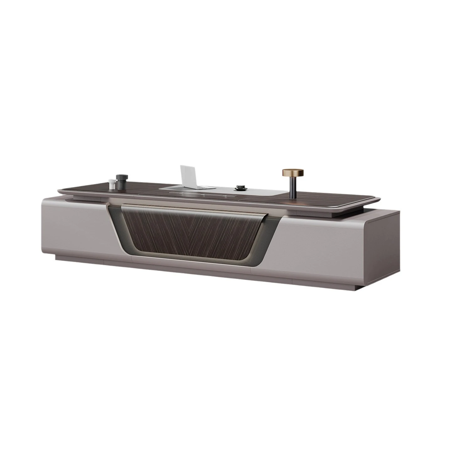 Light luxury senior sense chairperson without side cabinet paint high-end 3.6 meters boss desk president table
Light luxury senior sense chairperson without side cabinet paint high-end 3.6 meters boss desk president table