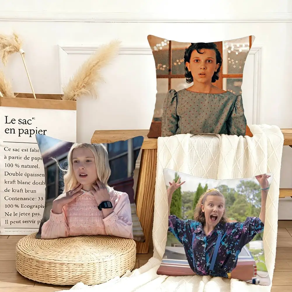 Millie Bobby Brown Various Sizes Square Pillow Case For Car Home Bedchamber Decor
Millie Bobby Brown Various Sizes Square Pillow Case For Car Home Bedchamber Decor