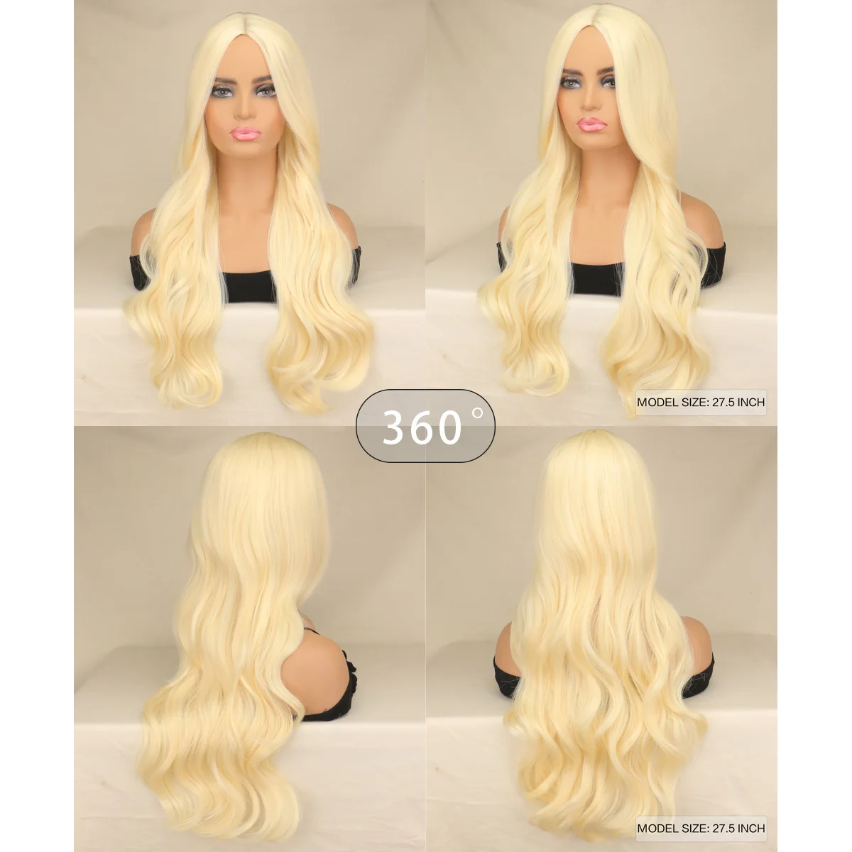 Long Blonde Women Wigs for Girls Cosplay Wig for Blonde Princess Heat Resistant Synthetic Wig for Halloween Cosplay Party
Long Blonde Women Wigs for Girls Cosplay Wig for Blonde Princess Heat Resistant Synthetic Wig for Halloween Cosplay Party