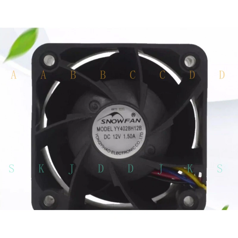 M YY4028H12B DC12V 1.5A 4-Wire Cooling Fan
M YY4028H12B DC12V 1.5A 4-Wire Cooling Fan