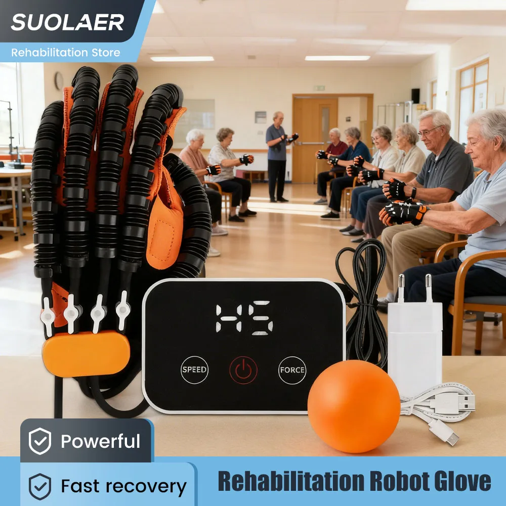 Hemiplegia Left Right Hand Rehabilitation Robot Gloves Finger Function Stroke Recovery Device for Dysfunction Paralysis Patient
Hemiplegia Left Right Hand Rehabilitation Robot Gloves Finger Function Stroke Recovery Device for Dysfunction Paralysis Patient