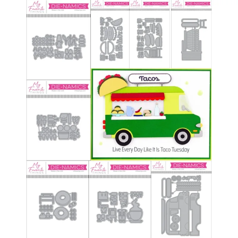 Taco Hamburgers Hot Dogs Shop Coffee Food Truck Flower Market Cup Cone Metal Cutting Dies Embossing Diy Greeting Card 2024 New
Taco Hamburgers Hot Dogs Shop Coffee Food Truck Flower Market Cup Cone Metal Cutting Dies Embossing Diy Greeting Card 2024 New