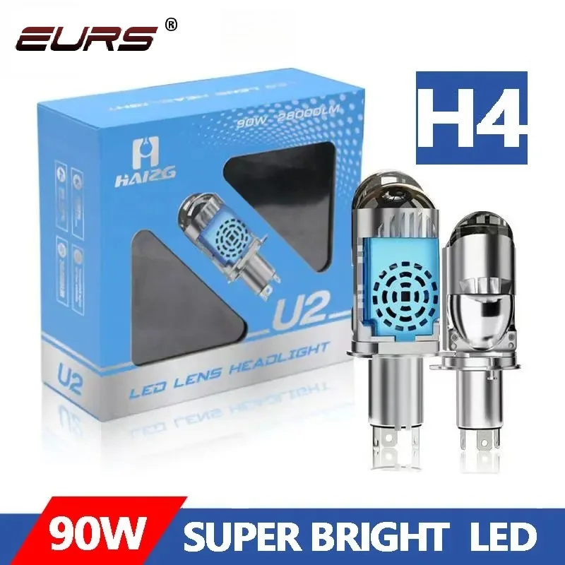 2PCS Car LED H4 Double Lens Headlight Bulb Mini Projector Lens H4 9003/HB2 U2 LED High Low Beam 6500K Auto Headlamp Plug& Play 
2PCS Car LED H4 Double Lens Headlight Bulb Mini Projector Lens H4 9003/HB2 U2 LED High Low Beam 6500K Auto Headlamp Plug& Play