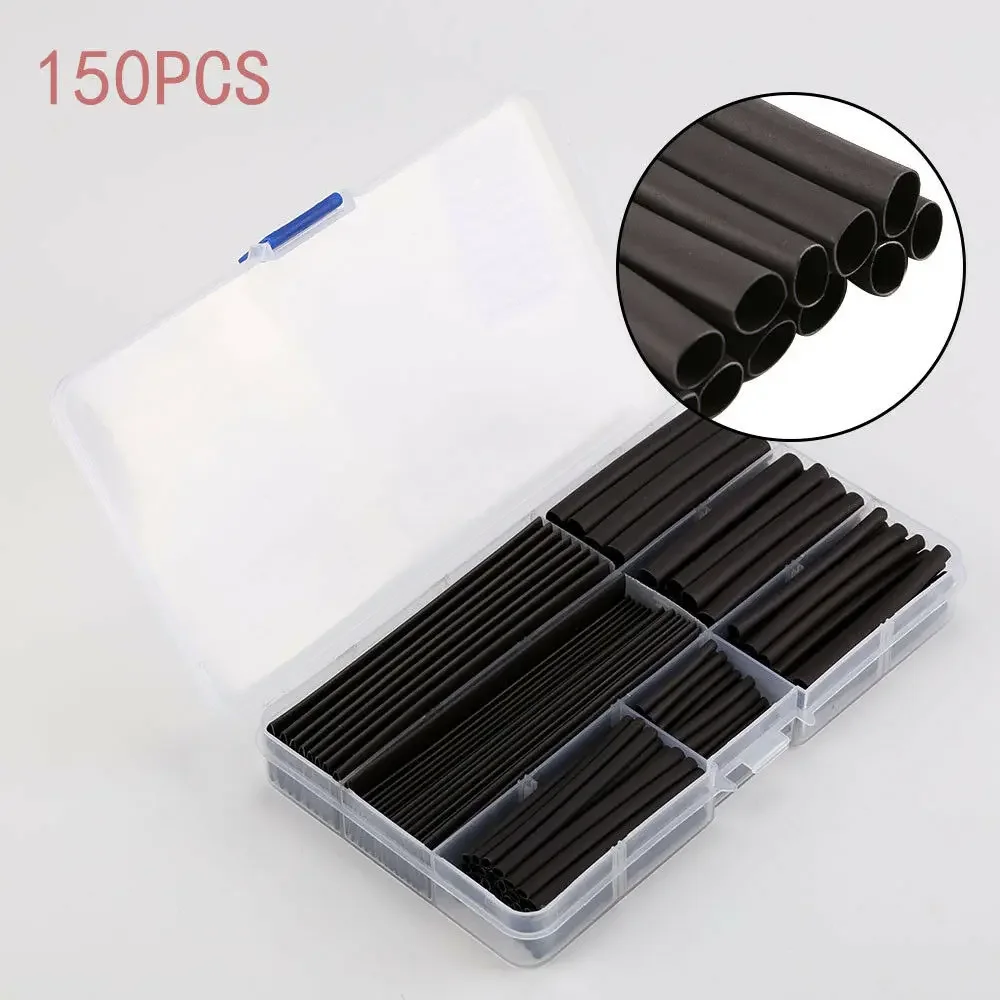 150Pcs/Box Heat Shrink Tubing Tube Sleeve Kit Car Electrical Assorted Cable Wire Wrap Assorted Wire Cable Insulation Sleeving
150Pcs/Box Heat Shrink Tubing Tube Sleeve Kit Car Electrical Assorted Cable Wire Wrap Assorted Wire Cable Insulation Sleeving