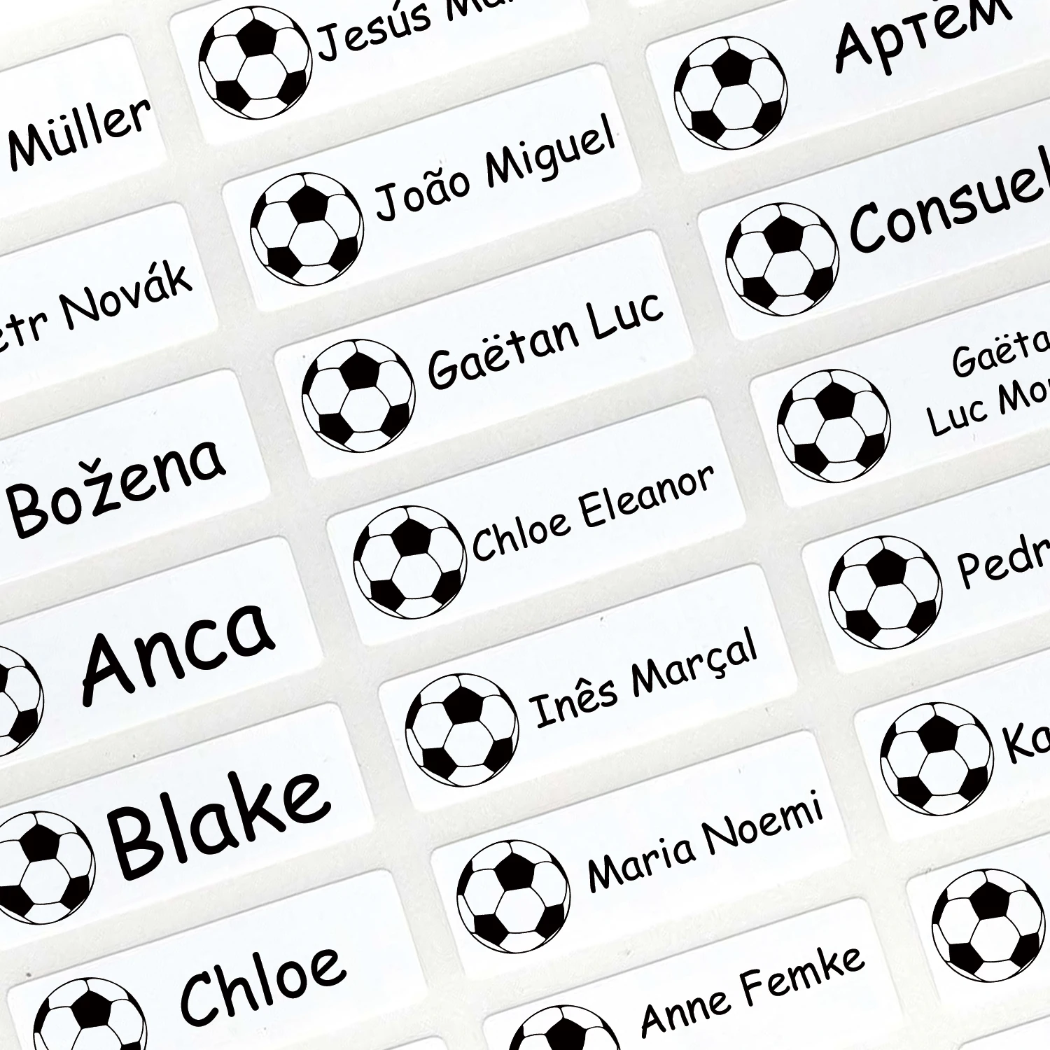Personalized Name Stickers Custom Waterproof Soccer Labels Stick on Tag Kids Teacher Parents School Daycare Football Desigb
Personalized Name Stickers Custom Waterproof Soccer Labels Stick on Tag Kids Teacher Parents School Daycare Football Desigb