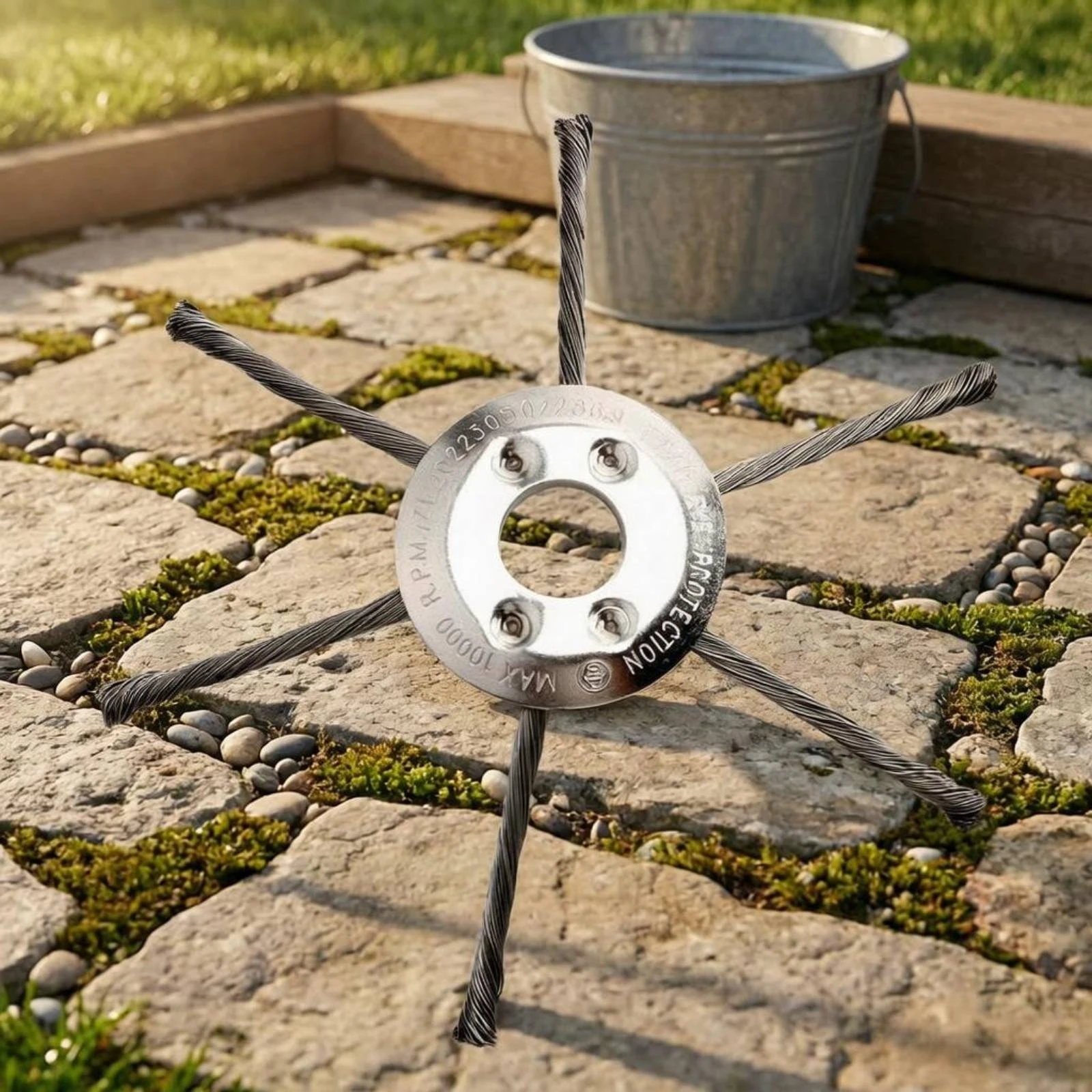 Metal Wire Vegetation Cutter Head Twisted Steel Wire Bristle Trimmer Head Yard Tool Compact
Metal Wire Vegetation Cutter Head Twisted Steel Wire Bristle Trimmer Head Yard Tool Compact