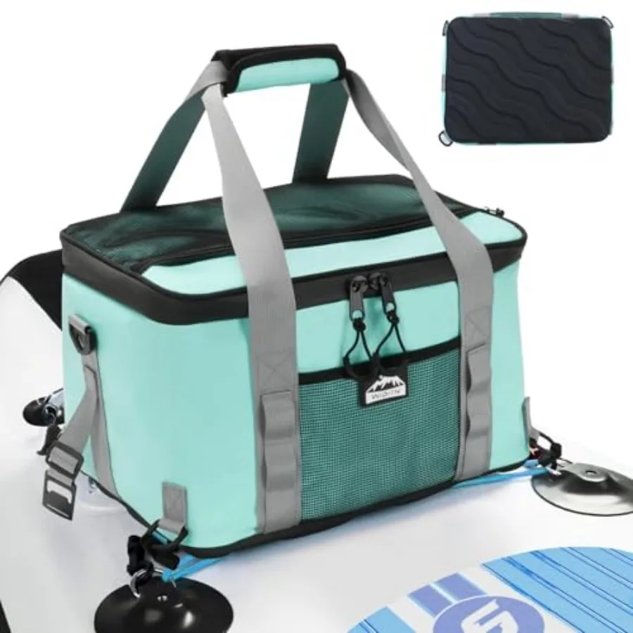 Waterproof Paddle Board Cooler, Upgraded Hard Bottom Paddleboard Cooler Deck Bag with Adjustable Strap, Bottle Opener, SUP Kaya
Waterproof Paddle Board Cooler, Upgraded Hard Bottom Paddleboard Cooler Deck Bag with Adjustable Strap, Bottle Opener, SUP Kaya