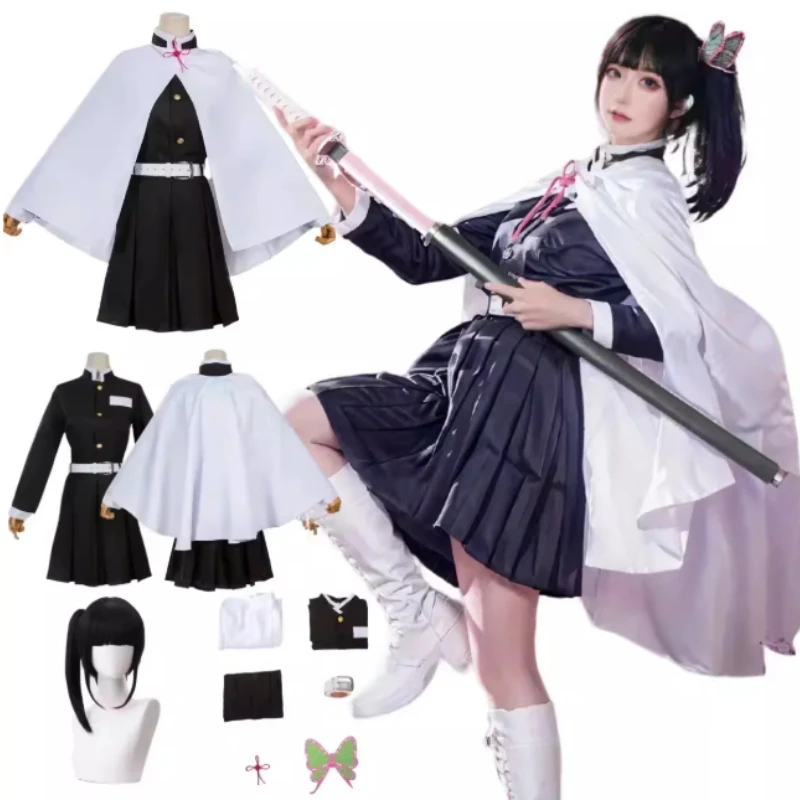 Tsuyuri Kanao Косплей Костюм для взрослых Аниме Униформа Женское кимоно Хаори Парик Одежда на Хэллоуин
Tsuyuri Kanao Косплей Костюм для взрослых Аниме Униформа Женское кимоно Хаори Парик Одежда на Хэллоуин