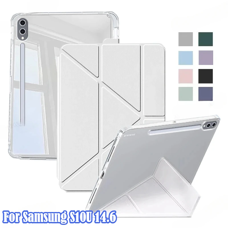 LRM для Samsung Galaxy Tab S10 Ultra S9 S8 FE Plus 12,4 11-дюймовый чехол для планшета с акриловой HD прозрачной задней панелью Smart Cover Чехлы-держатели для ручек
LRM для Samsung Galaxy Tab S10 Ultra S9 S8 FE Plus 12,4 11-дюймовый чехол для планшета с акриловой HD прозрачной задней панелью Smart Cover Чехлы-держатели для ручек