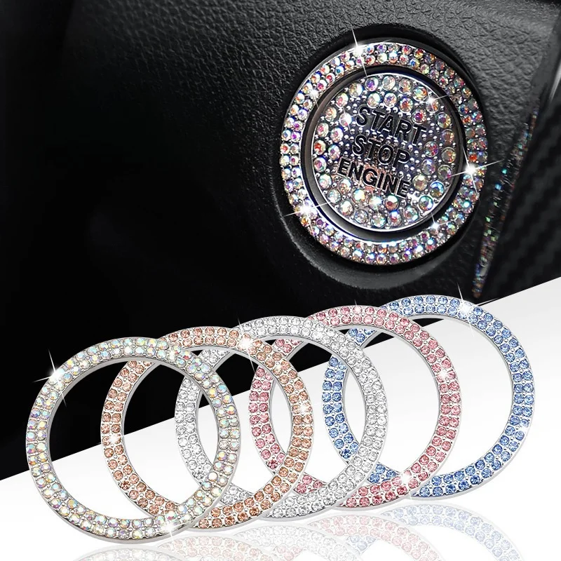 New Start Button Protection Sticker With Full Diamond Inlay Universal Protective Cover Ignition Switch Decorative Ring
New Start Button Protection Sticker With Full Diamond Inlay Universal Protective Cover Ignition Switch Decorative Ring
