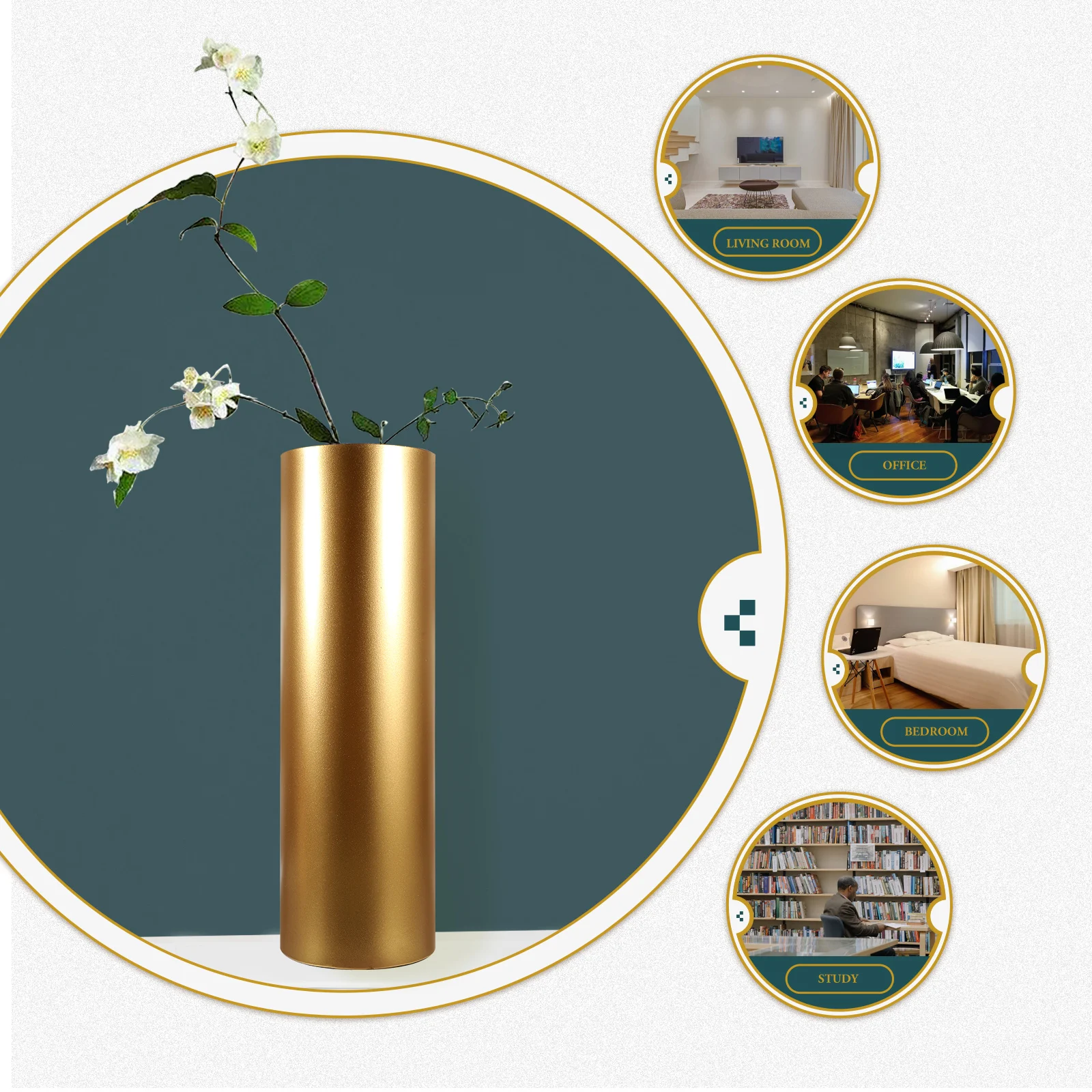 Cylindrical Iron Flower Vase Vintage Rustic Metal Bucket Decorative Home Wedding Party Arrangement Centerpiece Cylinder Floral
Cylindrical Iron Flower Vase Vintage Rustic Metal Bucket Decorative Home Wedding Party Arrangement Centerpiece Cylinder Floral