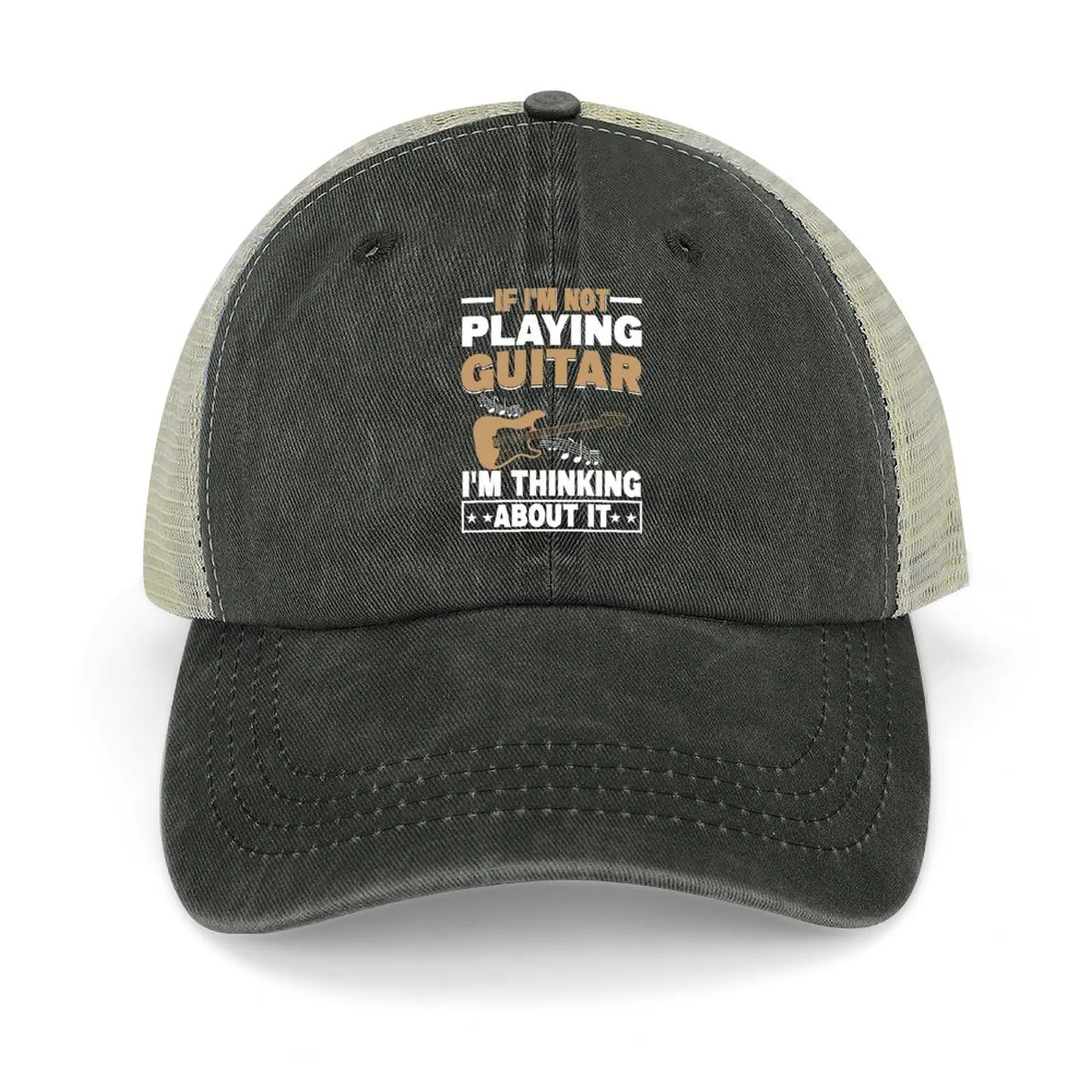 If I'm Not Playing Guitar I'm Thinking About It Funny Guitarist Bassist Bass Guitar PlayerCap Baseball Cap
If I'm Not Playing Guitar I'm Thinking About It Funny Guitarist Bassist Bass Guitar PlayerCap Baseball Cap