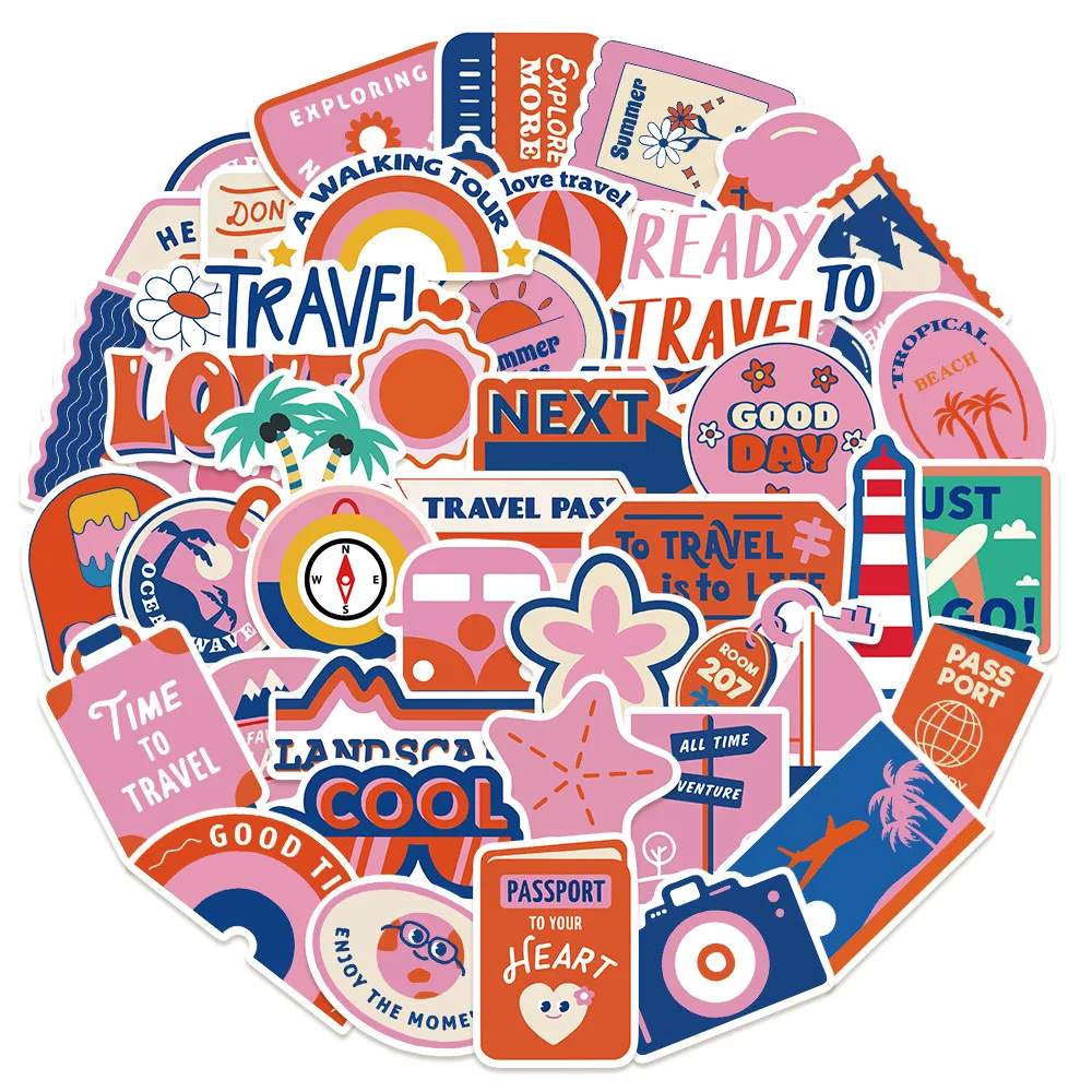 50Pcs Pink Travel Stickers Stationary Nostalgia Laptop Luggage Card Aesthetic Creative DIY Gift Art Picture Gifts Coffee Sticker
50Pcs Pink Travel Stickers Stationary Nostalgia Laptop Luggage Card Aesthetic Creative DIY Gift Art Picture Gifts Coffee Sticker