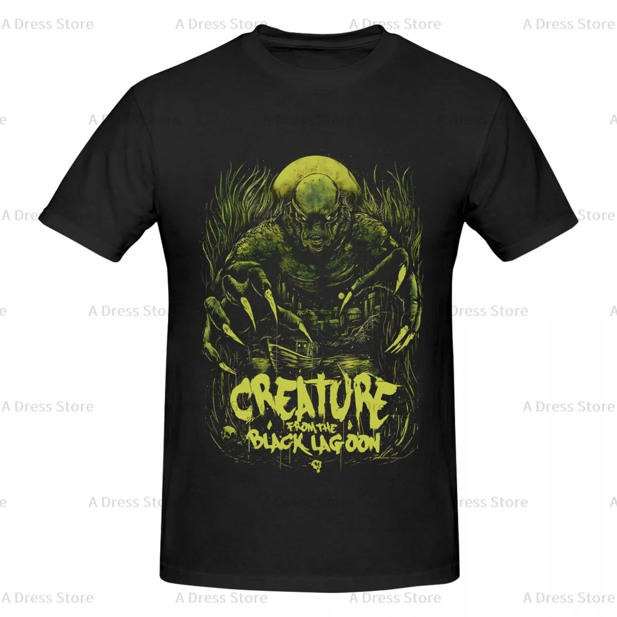 Universal Monsters Black Lagoon Creature Men's round neck Oversized T-shirt,Men's summer Vintage Casual Cotton Tee Shirt Gift
Universal Monsters Black Lagoon Creature Men's round neck Oversized T-shirt,Men's summer Vintage Casual Cotton Tee Shirt Gift