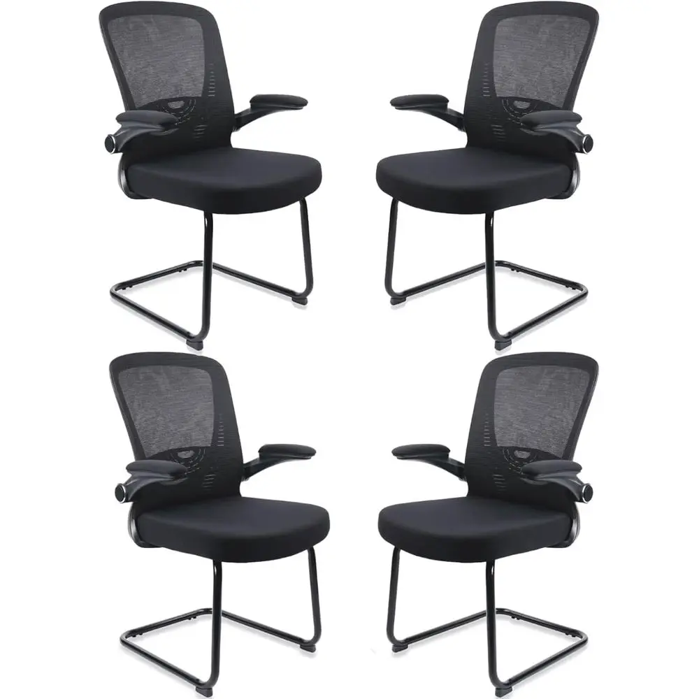 Stationary Sled Base Chair with Upholstered Arms, Lumbar Support for Desk, Home, Waiting Rooms, Conferences, and All Ages (4-Pac
Stationary Sled Base Chair with Upholstered Arms, Lumbar Support for Desk, Home, Waiting Rooms, Conferences, and All Ages (4-Pac