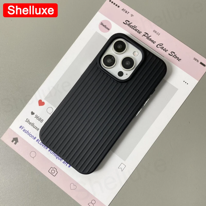 Luxury Corrugated Pattern Liquid Cover Shelluxe For iPhone 16 15 14 13 12 Pro Max Case For APPLE Shockproof Bumper Back Cases
Luxury Corrugated Pattern Liquid Cover Shelluxe For iPhone 16 15 14 13 12 Pro Max Case For APPLE Shockproof Bumper Back Cases