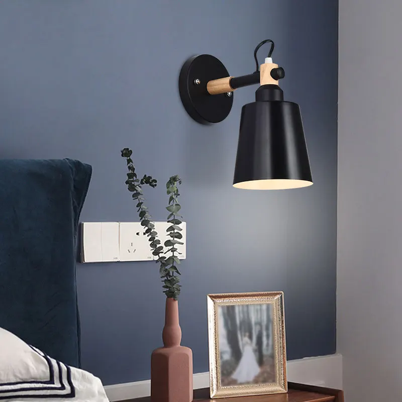 Nordic Macaron Wall Lamp Creative Iron Art Wooden Art Lamps Bedroom Living Room Restaurant Light Hotel Balcony Lightings Fixture
Nordic Macaron Wall Lamp Creative Iron Art Wooden Art Lamps Bedroom Living Room Restaurant Light Hotel Balcony Lightings Fixture