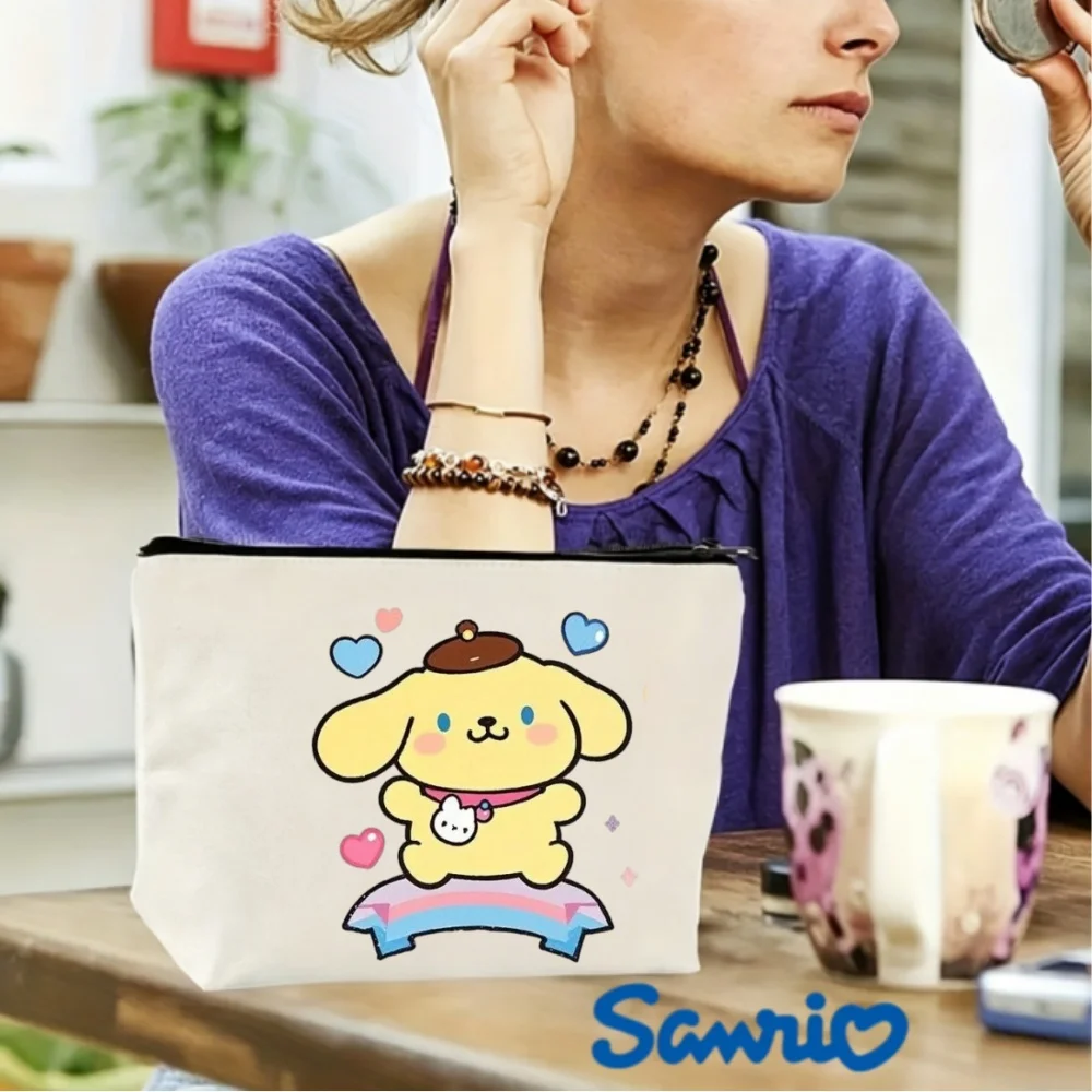 1pc Sanrio Pom Pom Purin Rainbow Canvas Makeup Bag, Double Sided Cosmetic Pouch
1pc Sanrio Pom Pom Purin Rainbow Canvas Makeup Bag, Double Sided Cosmetic Pouch