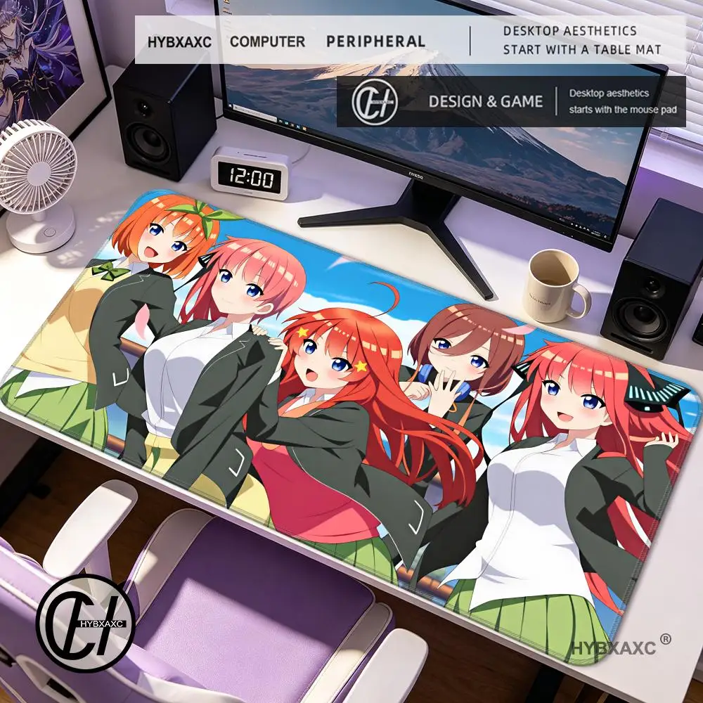 HYBXAXC The Quintessential Quintuplets Anime Mouse Pad Gaming Desk Mat Non-Slip Rubber Lock Edge Keyboard
HYBXAXC The Quintessential Quintuplets Anime Mouse Pad Gaming Desk Mat Non-Slip Rubber Lock Edge Keyboard
