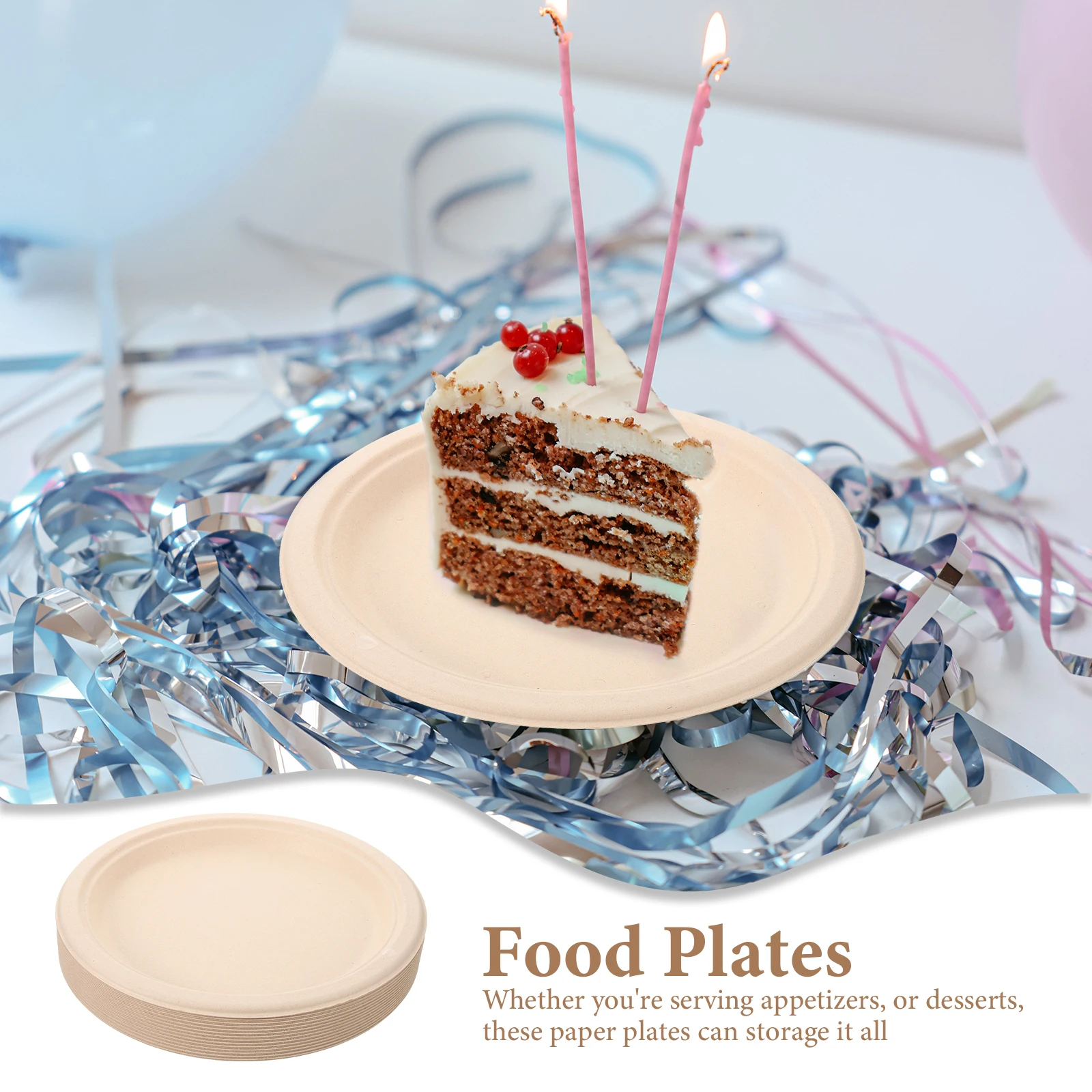 50Pcs Dining Paper Plates Durable Disposable Party Tableware Pastel Party Supplies Birthday Festival Dinnerware
50Pcs Dining Paper Plates Durable Disposable Party Tableware Pastel Party Supplies Birthday Festival Dinnerware