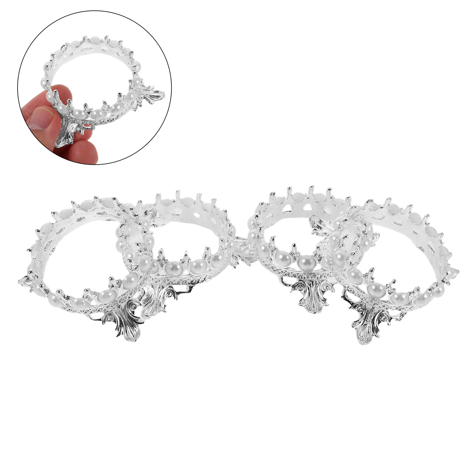 Набор из 4 подставок для ручек для нейл-арта в форме классической короны с искусственным жемчугом для хранения кистей для маникюра, ручек для рисования и косметики
Набор из 4 подставок для ручек для нейл-арта в форме классической короны с искусственным жемчугом для хранения кистей для маникюра, ручек для рисования и косметики