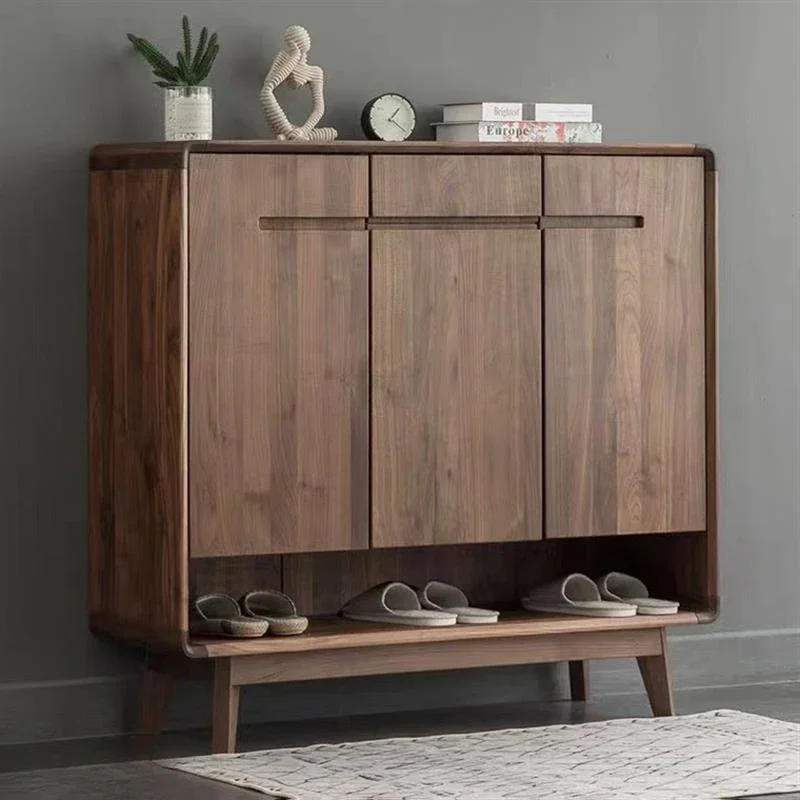 Black full entrance North American cabinet storage, simple Japanese shoe cabinet, walnut shoe cabinet, small household solid woo
Black full entrance North American cabinet storage, simple Japanese shoe cabinet, walnut shoe cabinet, small household solid woo