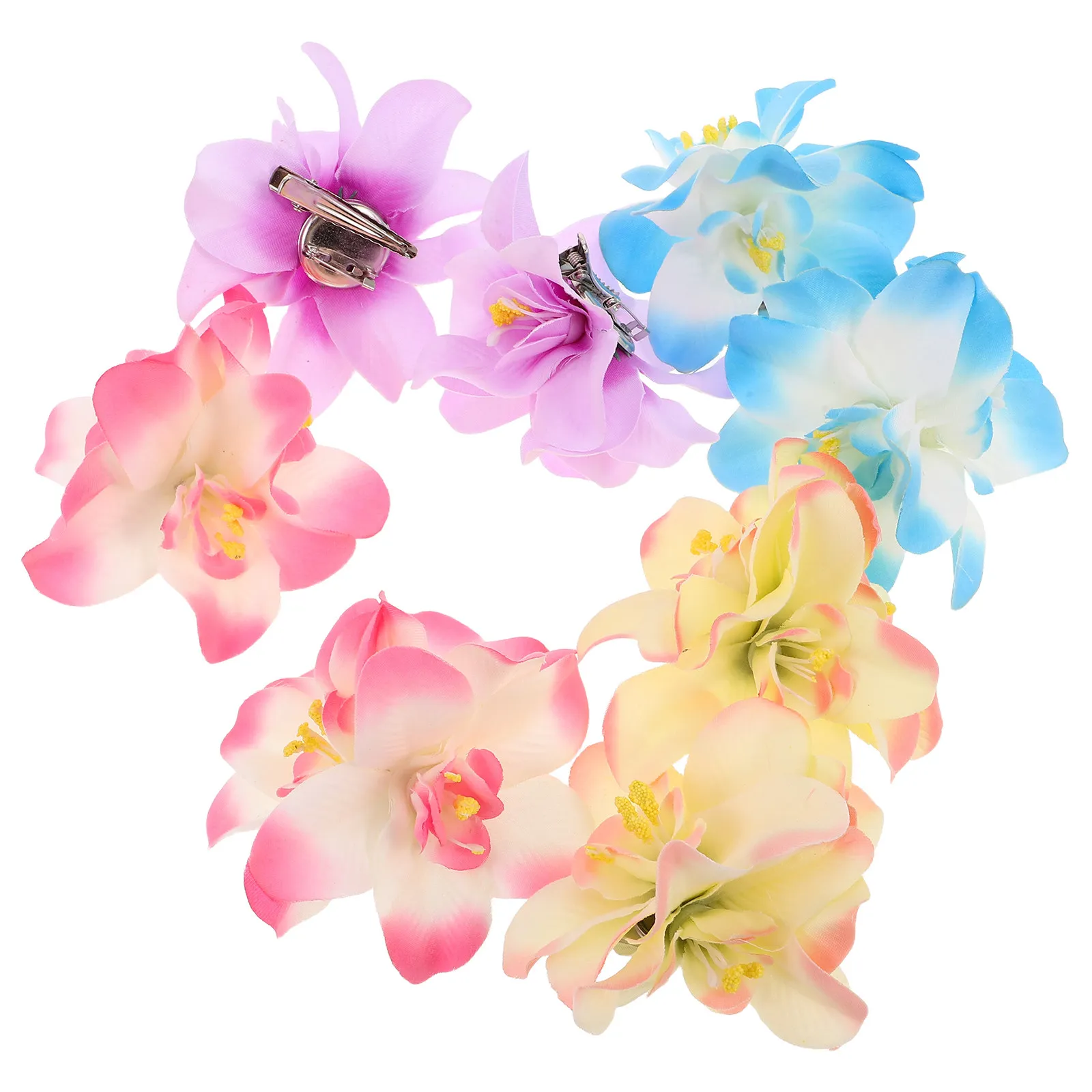 Hawaiian Orchid Flower Hair Clip Bohemian Artificial Floral Hairpin Beach Vacation Party Wedding Accessories Lightweight
Hawaiian Orchid Flower Hair Clip Bohemian Artificial Floral Hairpin Beach Vacation Party Wedding Accessories Lightweight