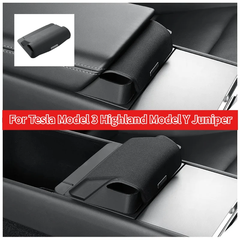 Ящик для хранения в центральном подлокотнике для Tesla Model 3 Y Highland Juniper 2025, автомобильные очки, чехол для хранения телефона, многофункциональный аксессуар
Ящик для хранения в центральном подлокотнике для Tesla Model 3 Y Highland Juniper 2025, автомобильные очки, чехол для хранения телефона, многофункциональный аксессуар