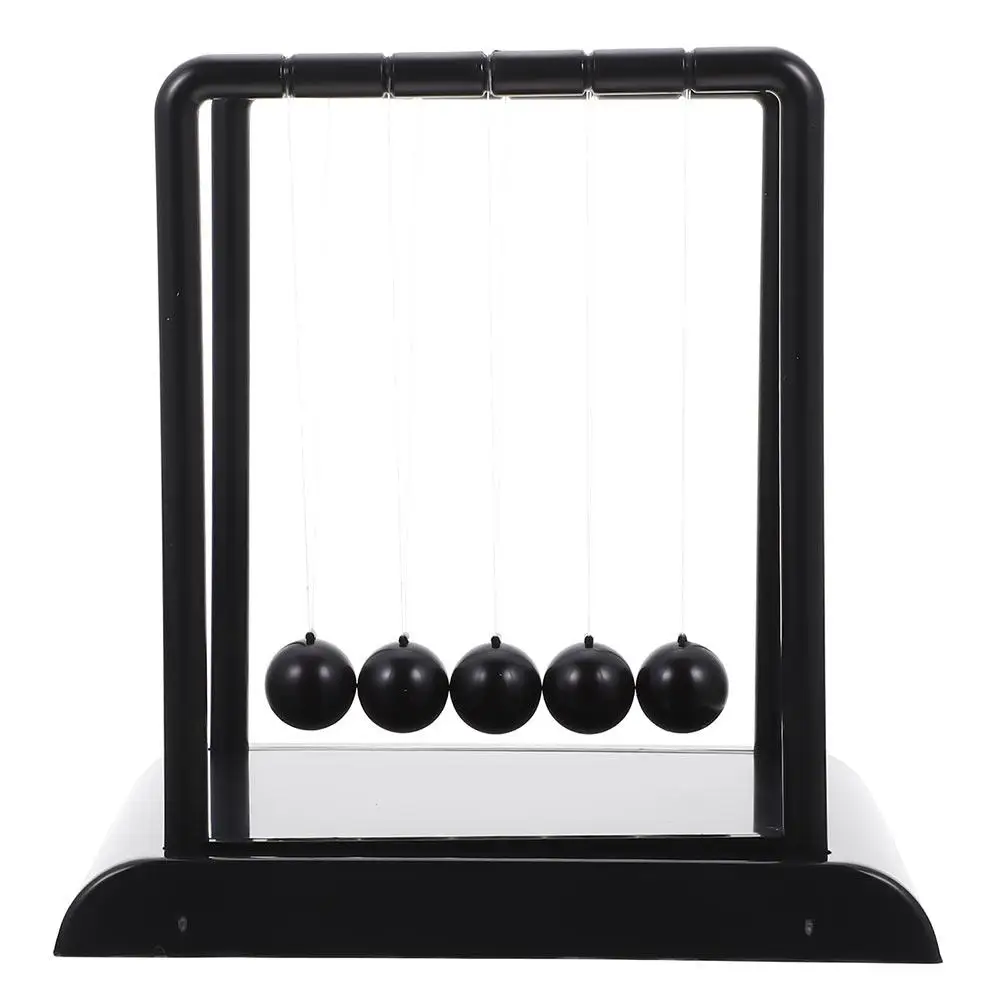 Newton Cradle Decoration Full Black Pendulum Beads Physics Adorn Scientific Model Office Home nament Lightweight Plastic Fishing
Newton Cradle Decoration Full Black Pendulum Beads Physics Adorn Scientific Model Office Home nament Lightweight Plastic Fishing