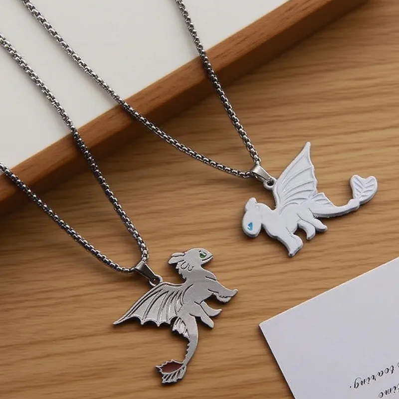 Toothless Series Couple Necklace Hot Movies Night Light Fury Pendant Chain Women Man Accessories Birthday Valentine’s Day Gift
Toothless Series Couple Necklace Hot Movies Night Light Fury Pendant Chain Women Man Accessories Birthday Valentine’s Day Gift