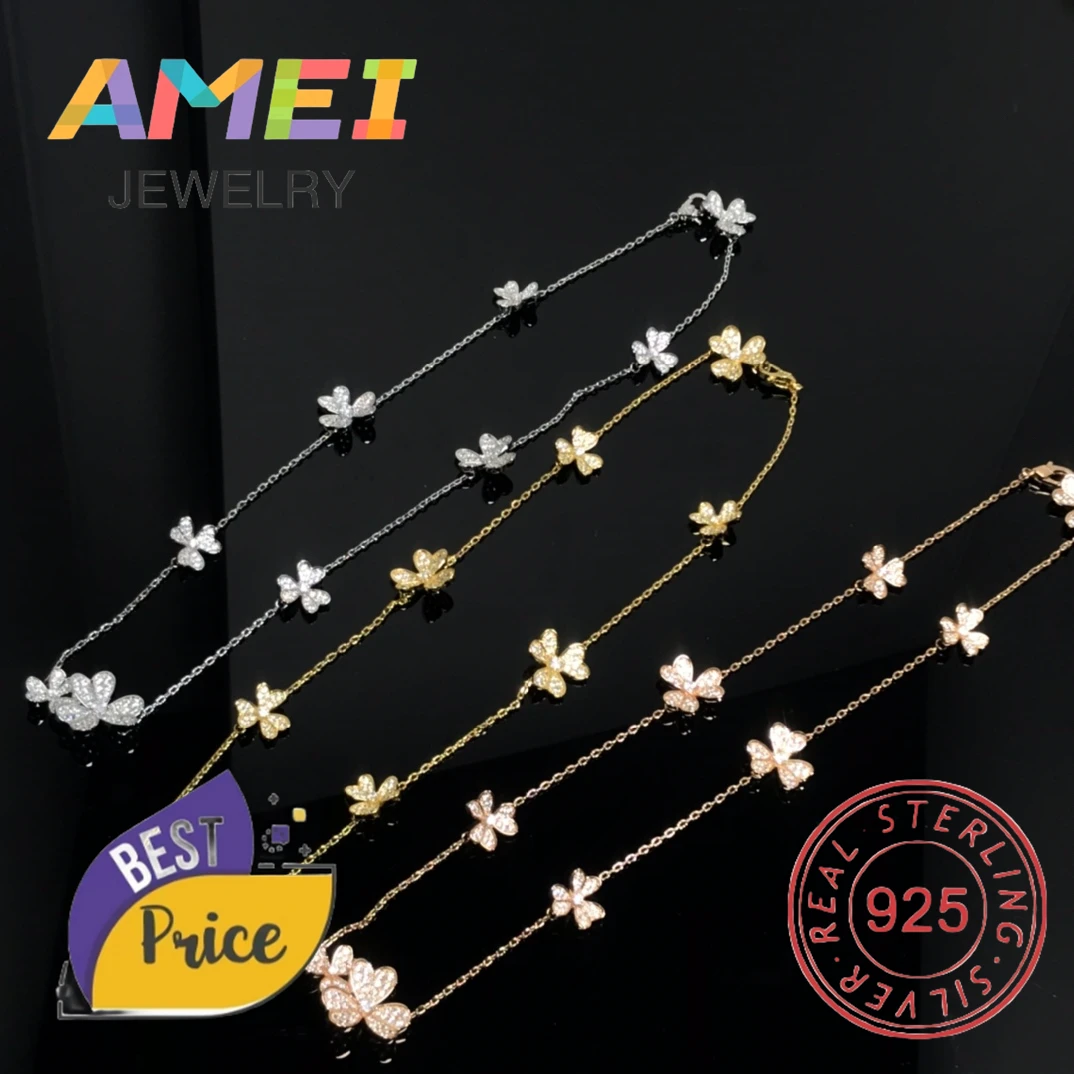 New European and American s925 Silver Clover Necklace Couple Gift Simple Fashion Versatile Personalized Light Luxury
New European and American s925 Silver Clover Necklace Couple Gift Simple Fashion Versatile Personalized Light Luxury
