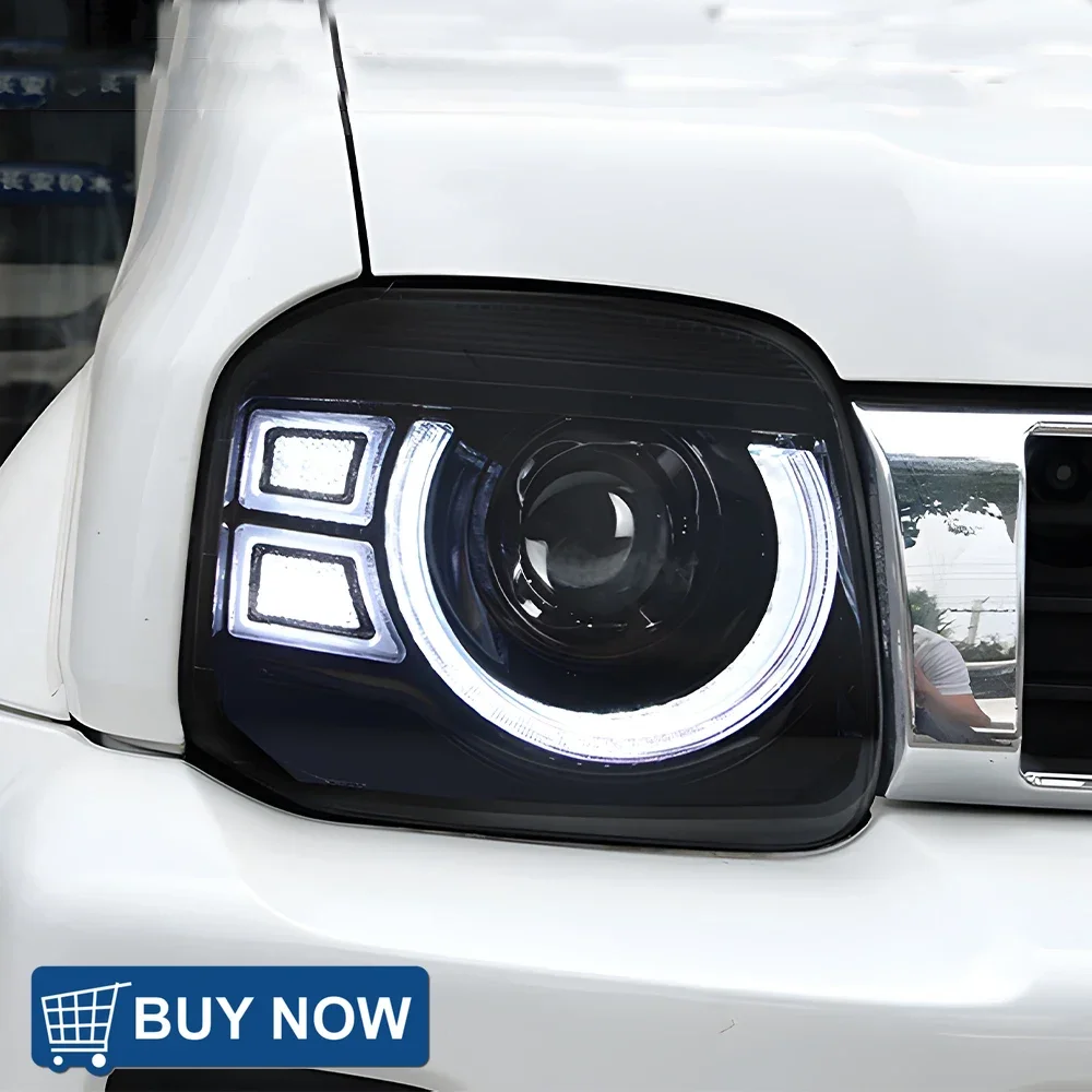 Для Suzuki Jimny 2007-2015 светодиодные автомобильные фары в сборе, обновленный стиль Defender, линзы проектора, передние фары автомобиля, аксессуары
Для Suzuki Jimny 2007-2015 светодиодные автомобильные фары в сборе, обновленный стиль Defender, линзы проектора, передние фары автомобиля, аксессуары