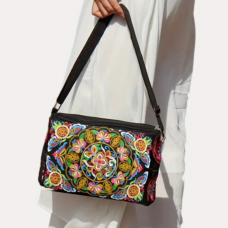 Luxury Ladies Travel Shoulder Bags Women's Embroidered Flowers Canvas Crossbody Bag Повседневная Сумка Handbags for Women
Luxury Ladies Travel Shoulder Bags Women's Embroidered Flowers Canvas Crossbody Bag Повседневная Сумка Handbags for Women