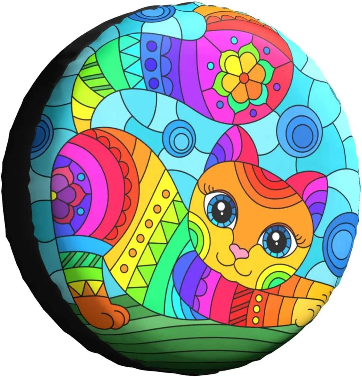 Abstract Cute Colorful Cat Spare Tire Cover 14 Inch Wheel Protector for Truck SUV Trailer Camping Rv Tire Covers
Abstract Cute Colorful Cat Spare Tire Cover 14 Inch Wheel Protector for Truck SUV Trailer Camping Rv Tire Covers