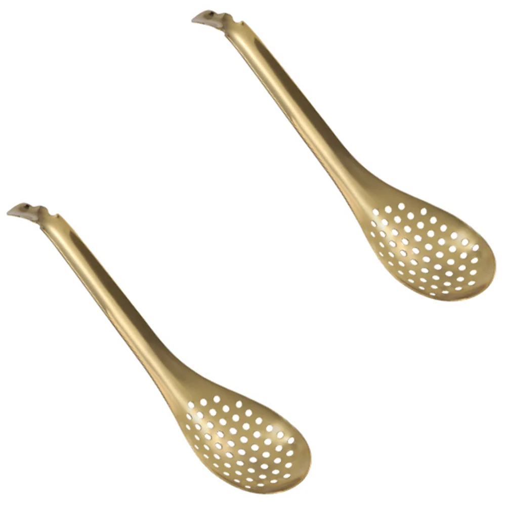2 Pcs Stainless Steel Colander Caviar Scoops Spoons Food Grade Mirror Polishing Efficient Strainer Filter Kitchen Gadgets
2 Pcs Stainless Steel Colander Caviar Scoops Spoons Food Grade Mirror Polishing Efficient Strainer Filter Kitchen Gadgets