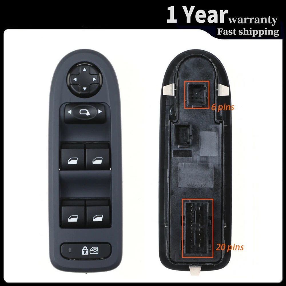 Electric Power Master Window Switch for Peugeot 308 508 Citroen C5 2007-2013 Auto Parts 98054508ZD 96644915XT 98053439 96644915
Electric Power Master Window Switch for Peugeot 308 508 Citroen C5 2007-2013 Auto Parts 98054508ZD 96644915XT 98053439 96644915