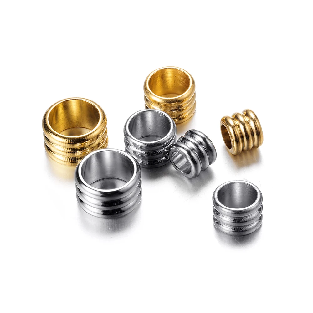 20Pcs/Lot 5/6.5/8mm Stainless Steel Big Hole Wheel Shape Spacer Beads for DIY Necklace Bracelet Charm Jewelry Making Accessories
20Pcs/Lot 5/6.5/8mm Stainless Steel Big Hole Wheel Shape Spacer Beads for DIY Necklace Bracelet Charm Jewelry Making Accessories