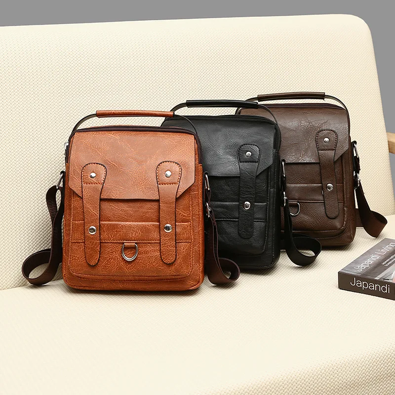 Men's Shoulder Bag Vintage Handbags Flap Messenger Bags Casual Office Sling Crossbody Bag Outdoor Travel Bag
Men's Shoulder Bag Vintage Handbags Flap Messenger Bags Casual Office Sling Crossbody Bag Outdoor Travel Bag